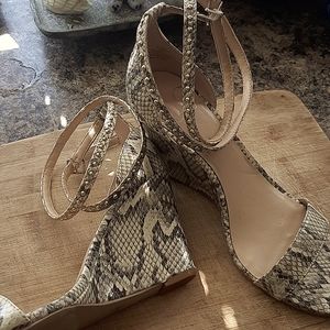 JLO Roman wedge sandals